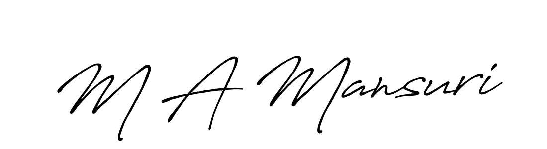 Make a short M A Mansuri signature style. Manage your documents anywhere anytime using Antro_Vectra_Bolder. Create and add eSignatures, submit forms, share and send files easily. M A Mansuri signature style 7 images and pictures png