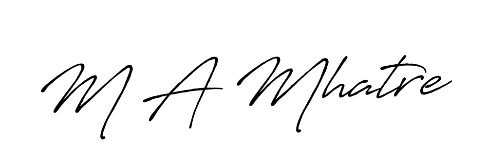 Once you've used our free online signature maker to create your best signature Antro_Vectra_Bolder style, it's time to enjoy all of the benefits that M A Mhatre name signing documents. M A Mhatre signature style 7 images and pictures png