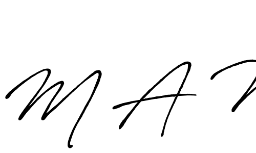 Make a beautiful signature design for name M A N. With this signature (Antro_Vectra_Bolder) style, you can create a handwritten signature for free. M A N signature style 7 images and pictures png