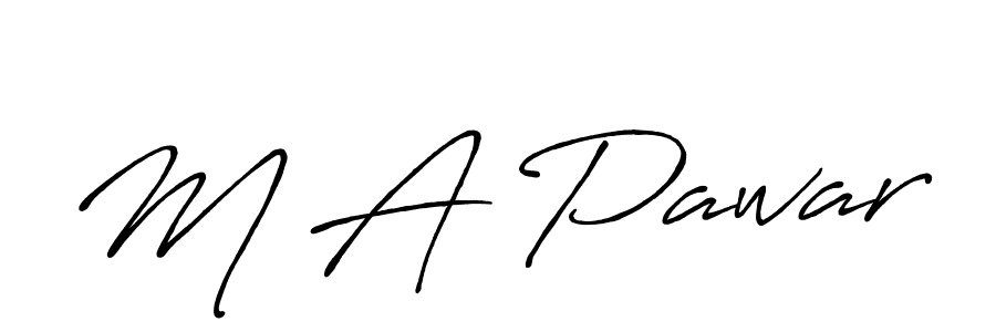 How to Draw M A Pawar signature style? Antro_Vectra_Bolder is a latest design signature styles for name M A Pawar. M A Pawar signature style 7 images and pictures png