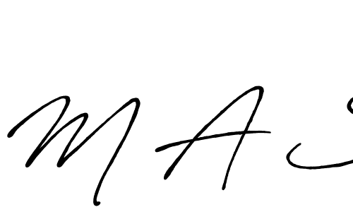 Also we have M A S name is the best signature style. Create professional handwritten signature collection using Antro_Vectra_Bolder autograph style. M A S signature style 7 images and pictures png