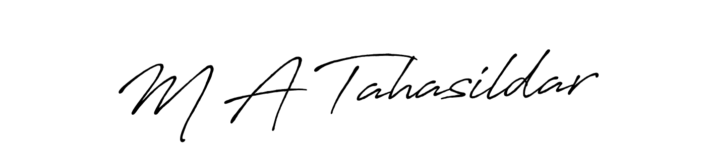 Similarly Antro_Vectra_Bolder is the best handwritten signature design. Signature creator online .You can use it as an online autograph creator for name M A Tahasildar. M A Tahasildar signature style 7 images and pictures png