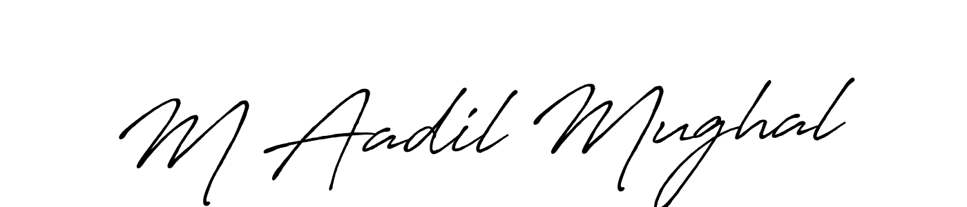 You can use this online signature creator to create a handwritten signature for the name M Aadil Mughal. This is the best online autograph maker. M Aadil Mughal signature style 7 images and pictures png