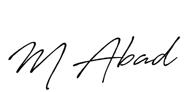 Once you've used our free online signature maker to create your best signature Antro_Vectra_Bolder style, it's time to enjoy all of the benefits that M Abad name signing documents. M Abad signature style 7 images and pictures png