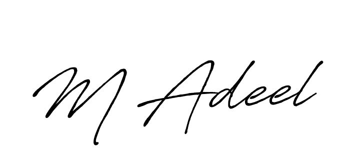 Antro_Vectra_Bolder is a professional signature style that is perfect for those who want to add a touch of class to their signature. It is also a great choice for those who want to make their signature more unique. Get M Adeel name to fancy signature for free. M Adeel signature style 7 images and pictures png