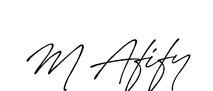 Make a beautiful signature design for name M Afify. Use this online signature maker to create a handwritten signature for free. M Afify signature style 7 images and pictures png