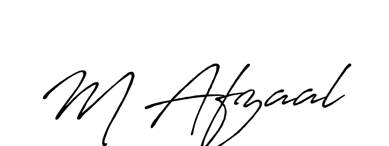 How to make M Afzaal signature? Antro_Vectra_Bolder is a professional autograph style. Create handwritten signature for M Afzaal name. M Afzaal signature style 7 images and pictures png