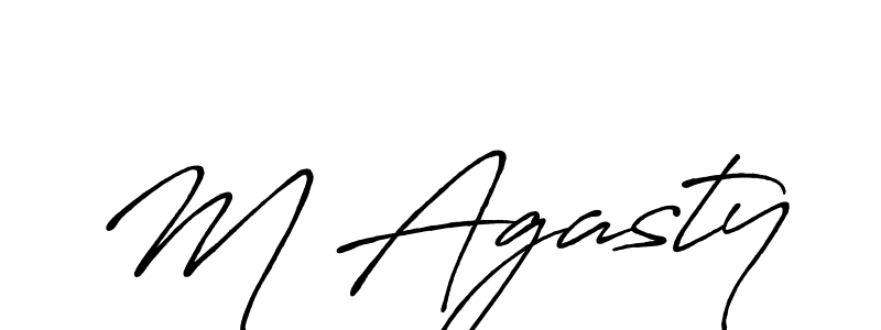 Antro_Vectra_Bolder is a professional signature style that is perfect for those who want to add a touch of class to their signature. It is also a great choice for those who want to make their signature more unique. Get M Agasty name to fancy signature for free. M Agasty signature style 7 images and pictures png