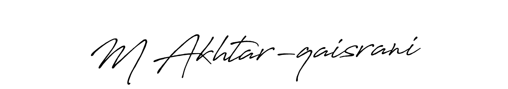 M Akhtar-qaisrani stylish signature style. Best Handwritten Sign (Antro_Vectra_Bolder) for my name. Handwritten Signature Collection Ideas for my name M Akhtar-qaisrani. M Akhtar-qaisrani signature style 7 images and pictures png