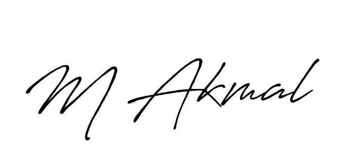 Antro_Vectra_Bolder is a professional signature style that is perfect for those who want to add a touch of class to their signature. It is also a great choice for those who want to make their signature more unique. Get M Akmal name to fancy signature for free. M Akmal signature style 7 images and pictures png