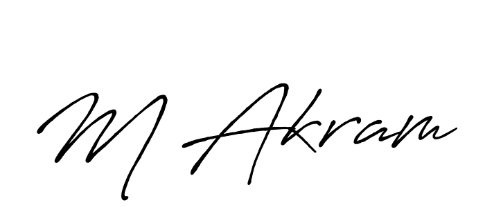 Once you've used our free online signature maker to create your best signature Antro_Vectra_Bolder style, it's time to enjoy all of the benefits that M Akram name signing documents. M Akram signature style 7 images and pictures png