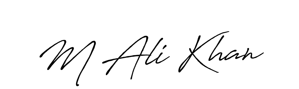 It looks lik you need a new signature style for name M Ali Khan. Design unique handwritten (Antro_Vectra_Bolder) signature with our free signature maker in just a few clicks. M Ali Khan signature style 7 images and pictures png