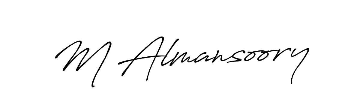 How to Draw M Almansoory signature style? Antro_Vectra_Bolder is a latest design signature styles for name M Almansoory. M Almansoory signature style 7 images and pictures png