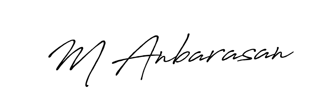 Make a beautiful signature design for name M Anbarasan. Use this online signature maker to create a handwritten signature for free. M Anbarasan signature style 7 images and pictures png