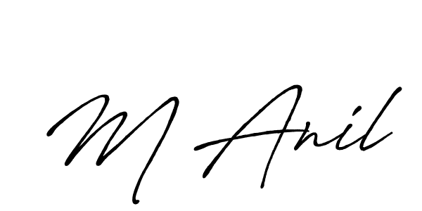 Antro_Vectra_Bolder is a professional signature style that is perfect for those who want to add a touch of class to their signature. It is also a great choice for those who want to make their signature more unique. Get M Anil name to fancy signature for free. M Anil signature style 7 images and pictures png