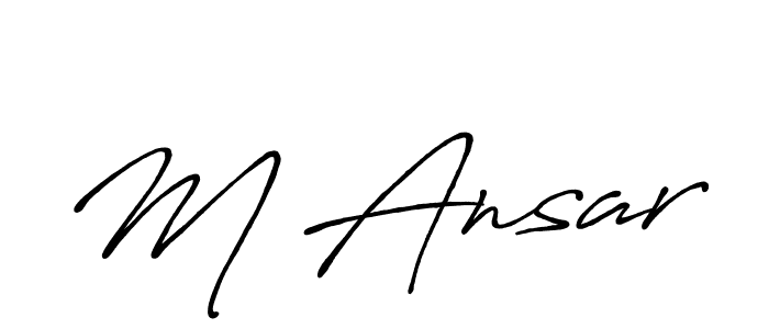 Once you've used our free online signature maker to create your best signature Antro_Vectra_Bolder style, it's time to enjoy all of the benefits that M Ansar name signing documents. M Ansar signature style 7 images and pictures png