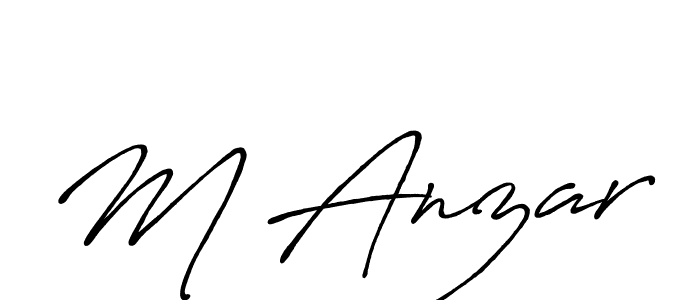 Here are the top 10 professional signature styles for the name M Anzar. These are the best autograph styles you can use for your name. M Anzar signature style 7 images and pictures png