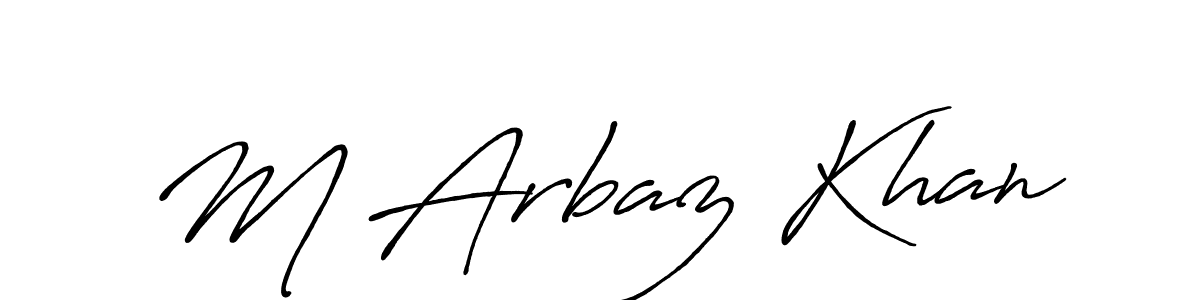 How to Draw M Arbaz Khan signature style? Antro_Vectra_Bolder is a latest design signature styles for name M Arbaz Khan. M Arbaz Khan signature style 7 images and pictures png