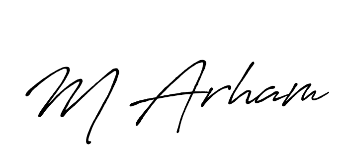 if you are searching for the best signature style for your name M Arham. so please give up your signature search. here we have designed multiple signature styles  using Antro_Vectra_Bolder. M Arham signature style 7 images and pictures png