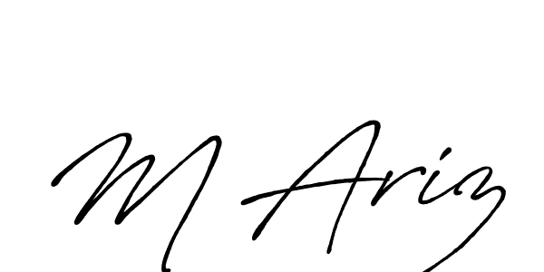 Antro_Vectra_Bolder is a professional signature style that is perfect for those who want to add a touch of class to their signature. It is also a great choice for those who want to make their signature more unique. Get M Ariz name to fancy signature for free. M Ariz signature style 7 images and pictures png