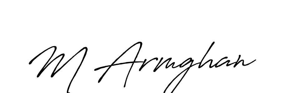 You should practise on your own different ways (Antro_Vectra_Bolder) to write your name (M Armghan) in signature. don't let someone else do it for you. M Armghan signature style 7 images and pictures png