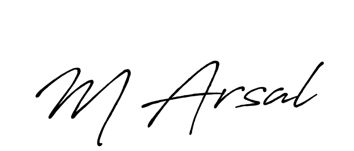 Make a short M Arsal signature style. Manage your documents anywhere anytime using Antro_Vectra_Bolder. Create and add eSignatures, submit forms, share and send files easily. M Arsal signature style 7 images and pictures png
