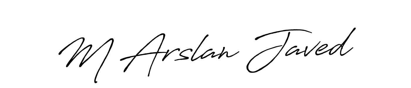 How to make M Arslan Javed signature? Antro_Vectra_Bolder is a professional autograph style. Create handwritten signature for M Arslan Javed name. M Arslan Javed signature style 7 images and pictures png