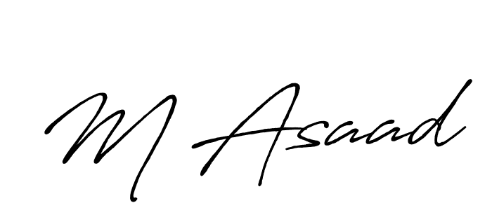 It looks lik you need a new signature style for name M Asaad. Design unique handwritten (Antro_Vectra_Bolder) signature with our free signature maker in just a few clicks. M Asaad signature style 7 images and pictures png