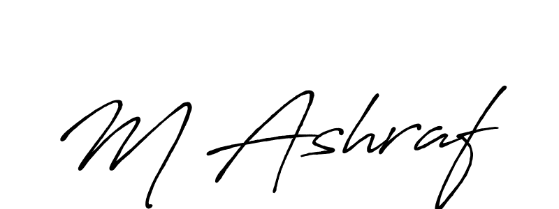 Antro_Vectra_Bolder is a professional signature style that is perfect for those who want to add a touch of class to their signature. It is also a great choice for those who want to make their signature more unique. Get M Ashraf name to fancy signature for free. M Ashraf signature style 7 images and pictures png