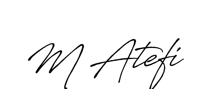 if you are searching for the best signature style for your name M Atefi. so please give up your signature search. here we have designed multiple signature styles  using Antro_Vectra_Bolder. M Atefi signature style 7 images and pictures png