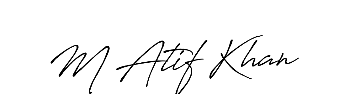 Once you've used our free online signature maker to create your best signature Antro_Vectra_Bolder style, it's time to enjoy all of the benefits that M Atif Khan name signing documents. M Atif Khan signature style 7 images and pictures png