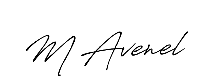 Antro_Vectra_Bolder is a professional signature style that is perfect for those who want to add a touch of class to their signature. It is also a great choice for those who want to make their signature more unique. Get M Avenel name to fancy signature for free. M Avenel signature style 7 images and pictures png