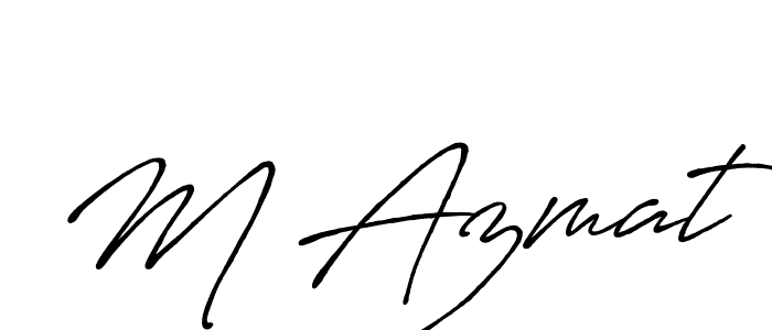 Make a beautiful signature design for name M Azmat. Use this online signature maker to create a handwritten signature for free. M Azmat signature style 7 images and pictures png