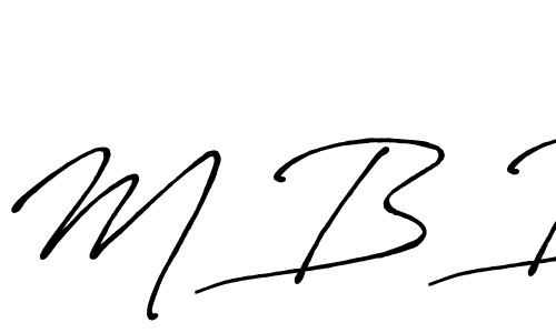How to Draw M B B signature style? Antro_Vectra_Bolder is a latest design signature styles for name M B B. M B B signature style 7 images and pictures png