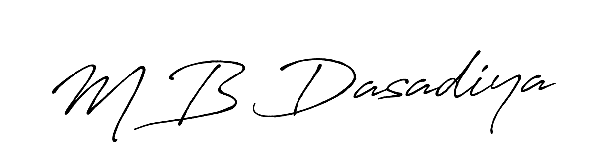 Antro_Vectra_Bolder is a professional signature style that is perfect for those who want to add a touch of class to their signature. It is also a great choice for those who want to make their signature more unique. Get M B Dasadiya name to fancy signature for free. M B Dasadiya signature style 7 images and pictures png