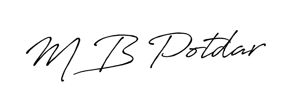 Here are the top 10 professional signature styles for the name M B Potdar. These are the best autograph styles you can use for your name. M B Potdar signature style 7 images and pictures png