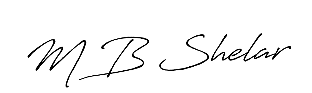 Also You can easily find your signature by using the search form. We will create M B Shelar name handwritten signature images for you free of cost using Antro_Vectra_Bolder sign style. M B Shelar signature style 7 images and pictures png