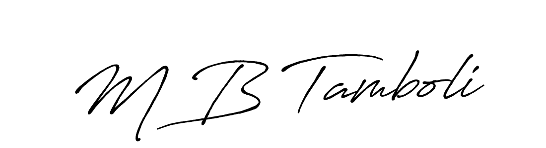 Best and Professional Signature Style for M B Tamboli. Antro_Vectra_Bolder Best Signature Style Collection. M B Tamboli signature style 7 images and pictures png