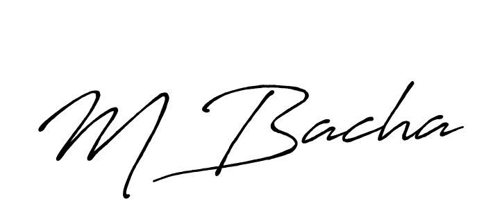 Here are the top 10 professional signature styles for the name M Bacha. These are the best autograph styles you can use for your name. M Bacha signature style 7 images and pictures png