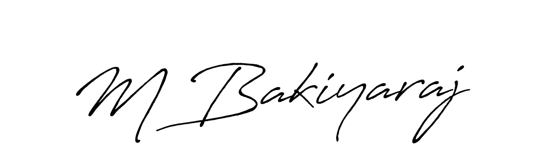 Make a beautiful signature design for name M Bakiyaraj. Use this online signature maker to create a handwritten signature for free. M Bakiyaraj signature style 7 images and pictures png