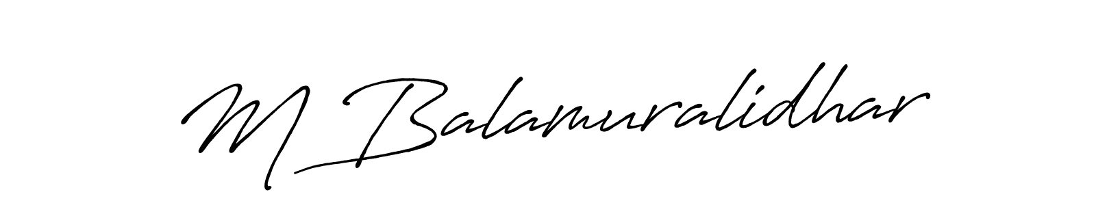 Best and Professional Signature Style for M Balamuralidhar. Antro_Vectra_Bolder Best Signature Style Collection. M Balamuralidhar signature style 7 images and pictures png