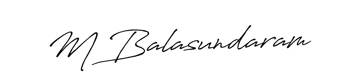 Best and Professional Signature Style for M Balasundaram. Antro_Vectra_Bolder Best Signature Style Collection. M Balasundaram signature style 7 images and pictures png