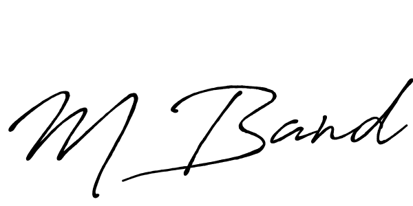 Once you've used our free online signature maker to create your best signature Antro_Vectra_Bolder style, it's time to enjoy all of the benefits that M Band name signing documents. M Band signature style 7 images and pictures png