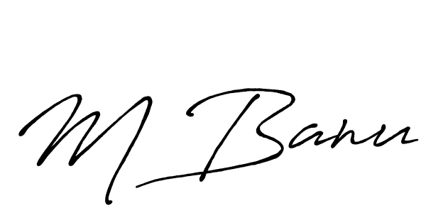 Also You can easily find your signature by using the search form. We will create M Banu name handwritten signature images for you free of cost using Antro_Vectra_Bolder sign style. M Banu signature style 7 images and pictures png