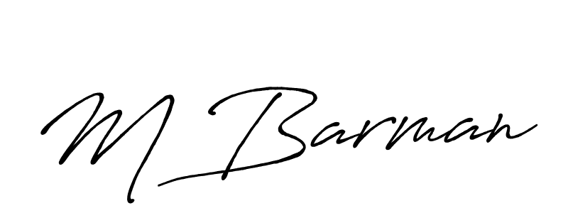 Also You can easily find your signature by using the search form. We will create M Barman name handwritten signature images for you free of cost using Antro_Vectra_Bolder sign style. M Barman signature style 7 images and pictures png