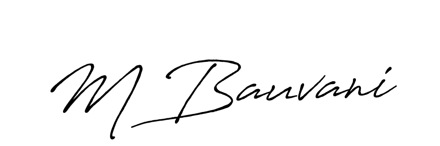 Similarly Antro_Vectra_Bolder is the best handwritten signature design. Signature creator online .You can use it as an online autograph creator for name M Bauvani. M Bauvani signature style 7 images and pictures png