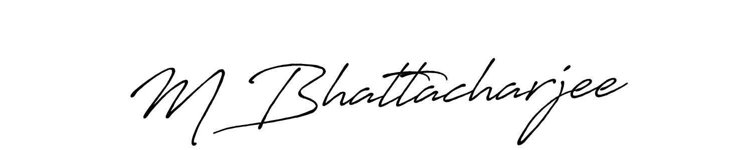 Make a short M Bhattacharjee signature style. Manage your documents anywhere anytime using Antro_Vectra_Bolder. Create and add eSignatures, submit forms, share and send files easily. M Bhattacharjee signature style 7 images and pictures png