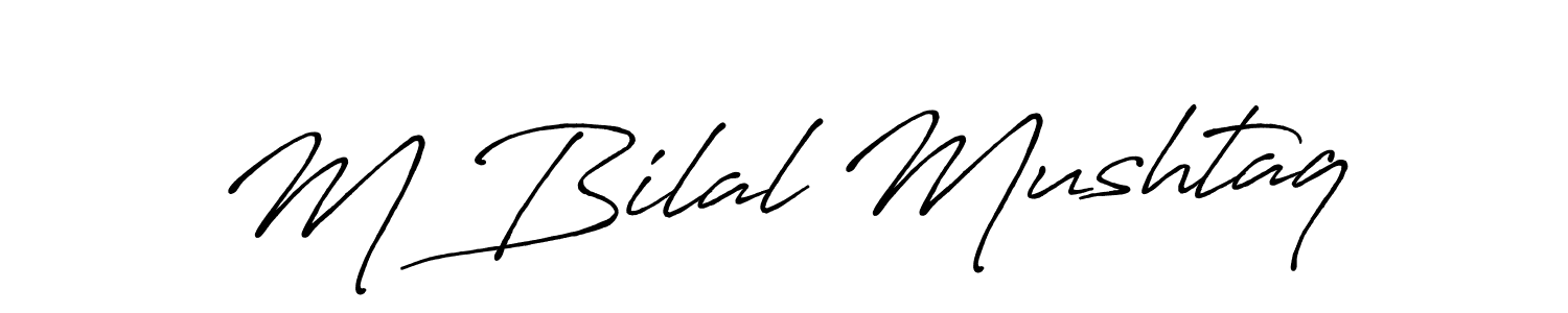Also You can easily find your signature by using the search form. We will create M Bilal Mushtaq name handwritten signature images for you free of cost using Antro_Vectra_Bolder sign style. M Bilal Mushtaq signature style 7 images and pictures png