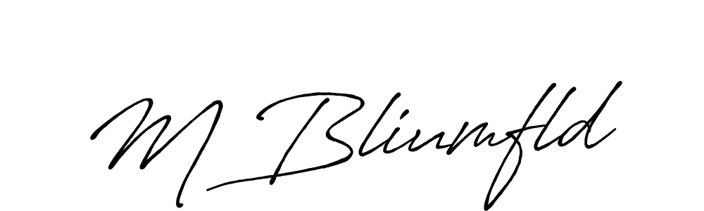 Once you've used our free online signature maker to create your best signature Antro_Vectra_Bolder style, it's time to enjoy all of the benefits that M Bliumfld name signing documents. M Bliumfld signature style 7 images and pictures png