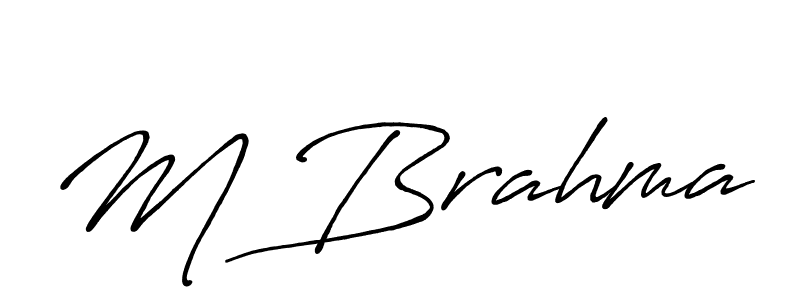 How to Draw M Brahma signature style? Antro_Vectra_Bolder is a latest design signature styles for name M Brahma. M Brahma signature style 7 images and pictures png